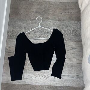 Babaton Classic Black Knit Top